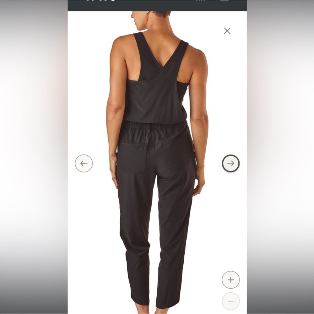 Patagonia Black Jumpsuit with Adjustable Waist and Tapered Legs - Picture 2 of 9